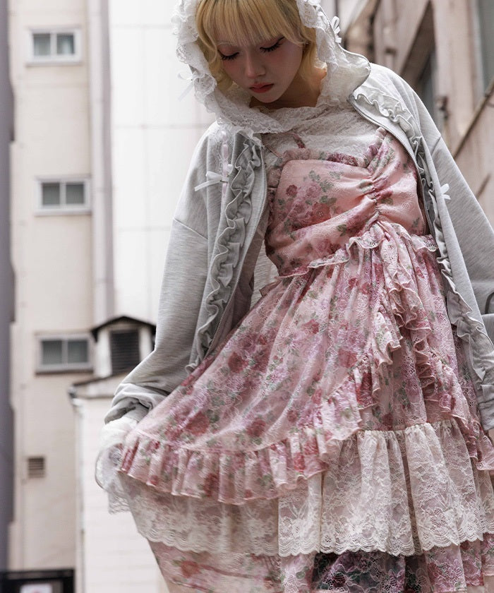 Flower Lace Tunic – axes femme from JAPAN