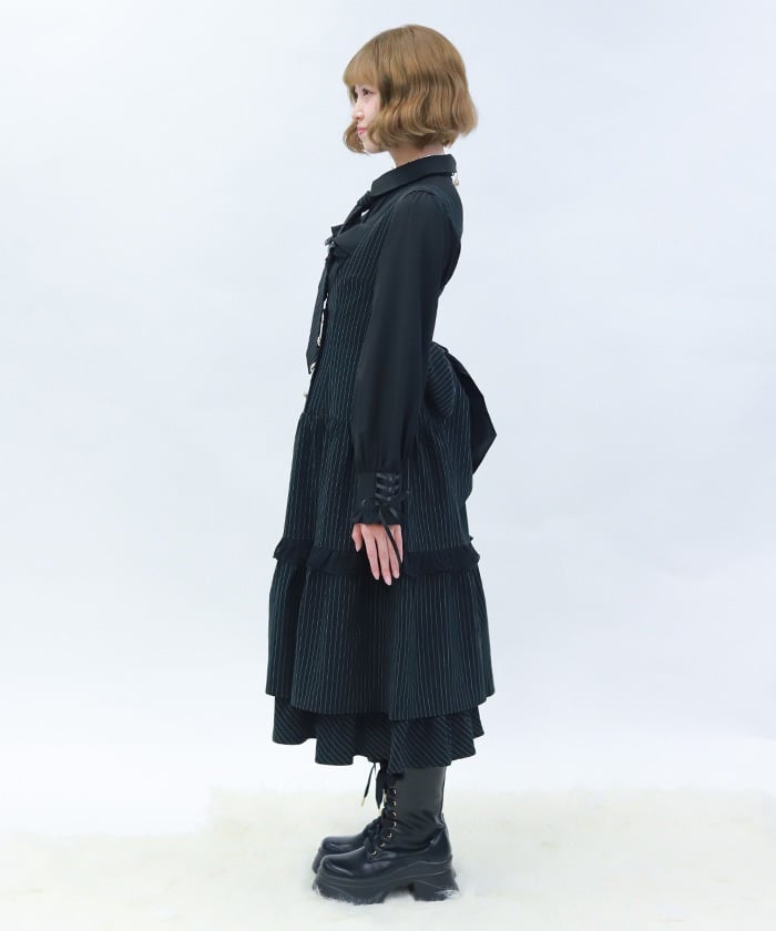 Striped Jumper Skirt