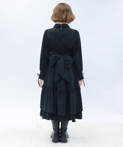 Striped Jumper Skirt