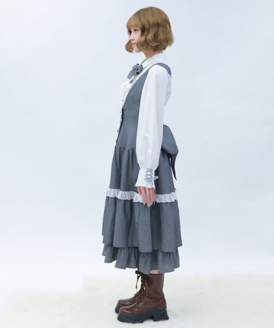 Striped Jumper Skirt