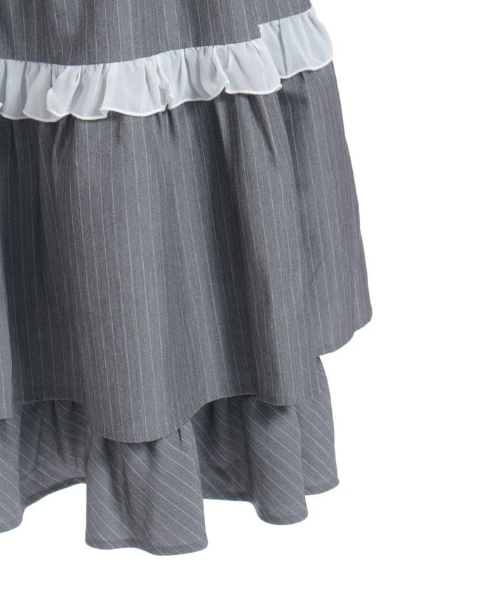 Striped Jumper Skirt