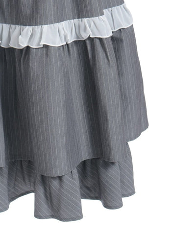 Striped Jumper Skirt