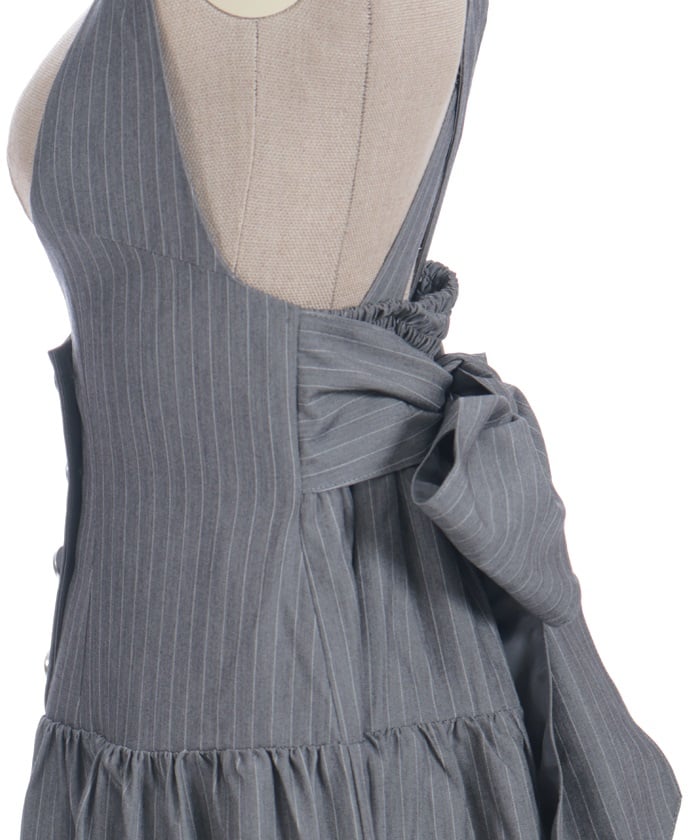 Striped Jumper Skirt