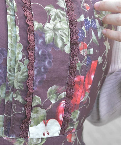 Seasonal Fruits Pattern Jumper Skirt