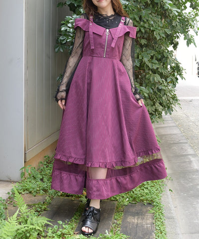 red long sleeve short dress Lucy Mini - US 8 Women's Light pink Ribbed REGALO-ABANICO and a self Size:6/S