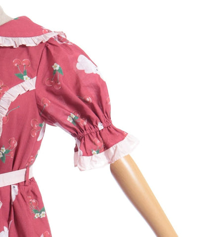 Cherry Bunny Pattern Dress
