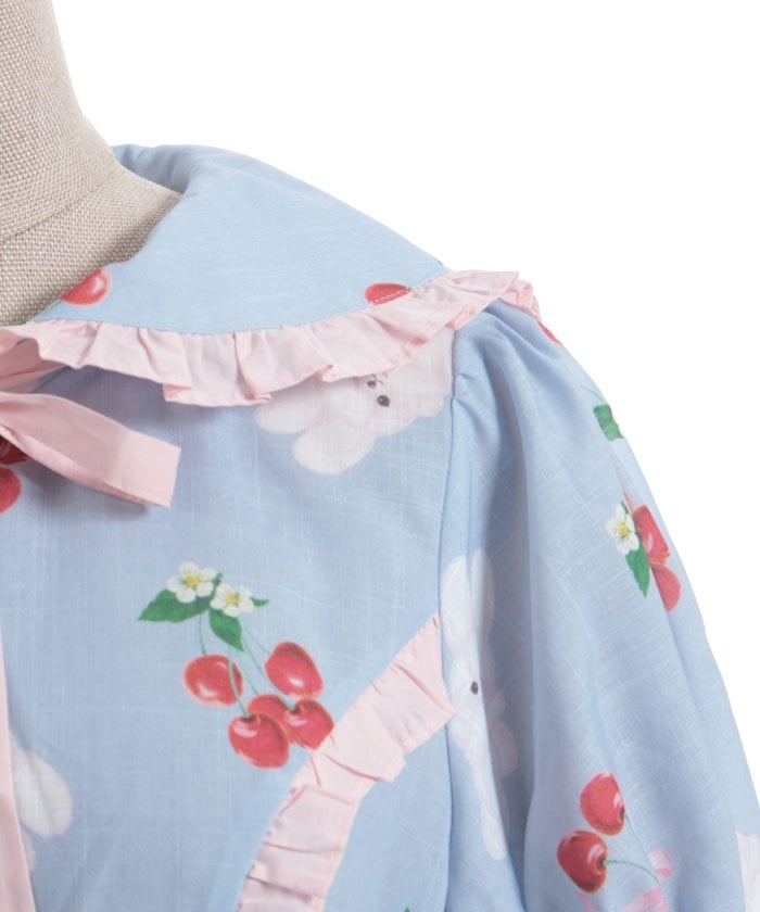 Cherry Bunny Pattern Dress