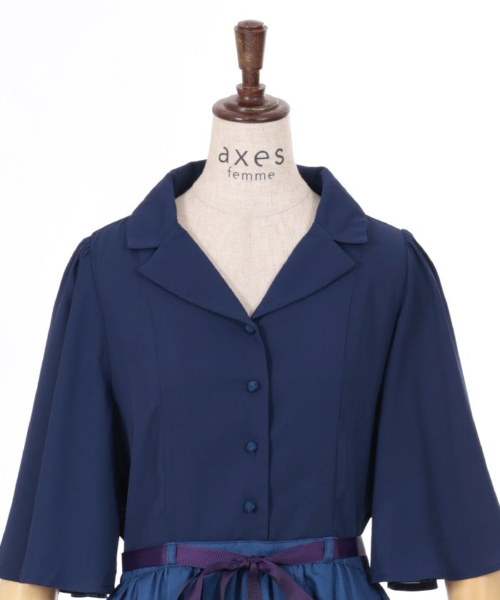 Rosy Bear Pattern Dress (Made to Order) – axes femme from JAPAN