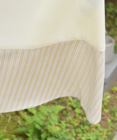 Striped Panel Shirt Dress