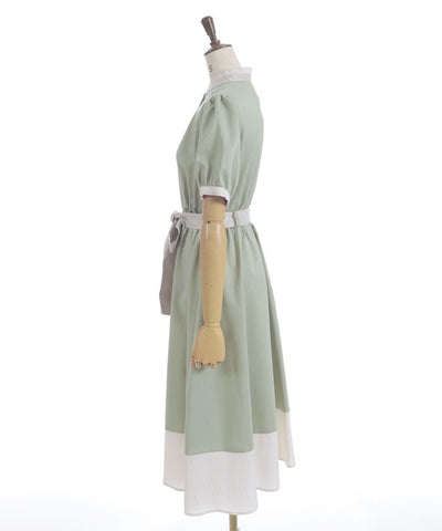 Striped Panel Shirt Dress