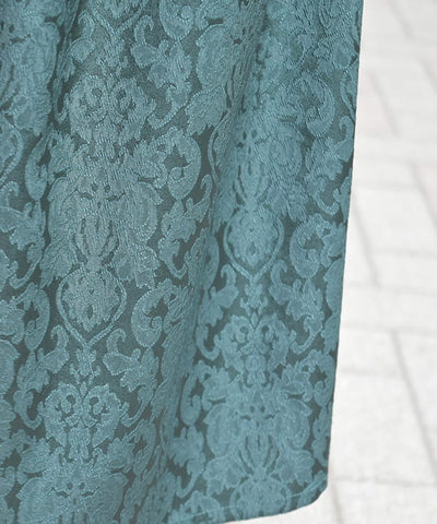 Square Neck Jacquard Dress