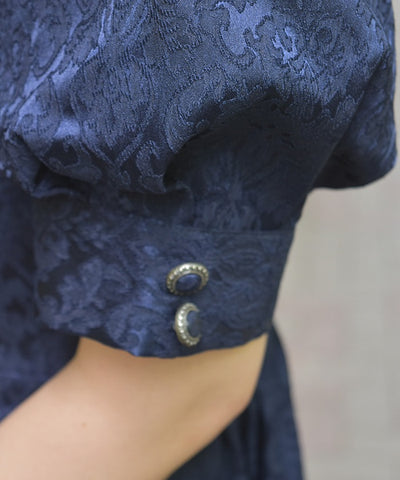 Square Neck Jacquard Dress