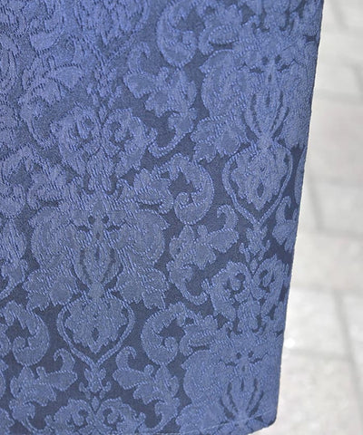 Square Neck Jacquard Dress