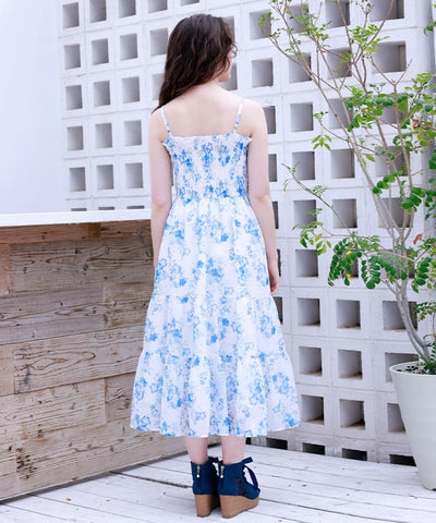 Nemophila Pattern Blouse & Dress