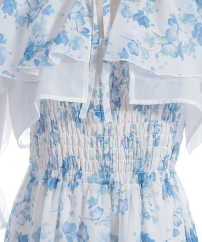 Nemophila Pattern Blouse & Dress