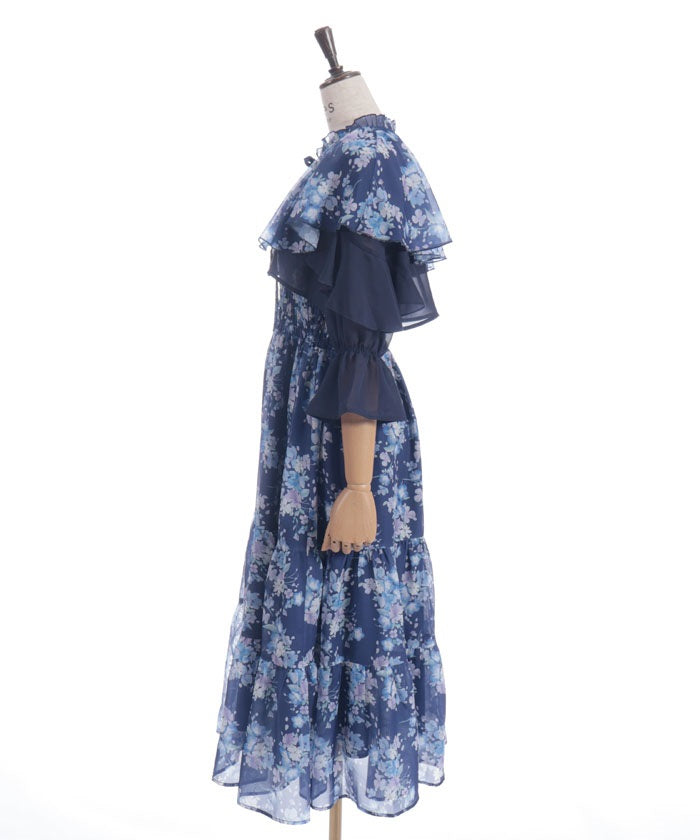 Nemophila Pattern Blouse & Dress