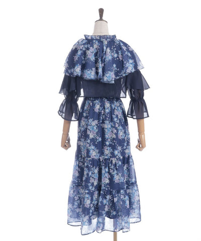 Nemophila Pattern Blouse & Dress