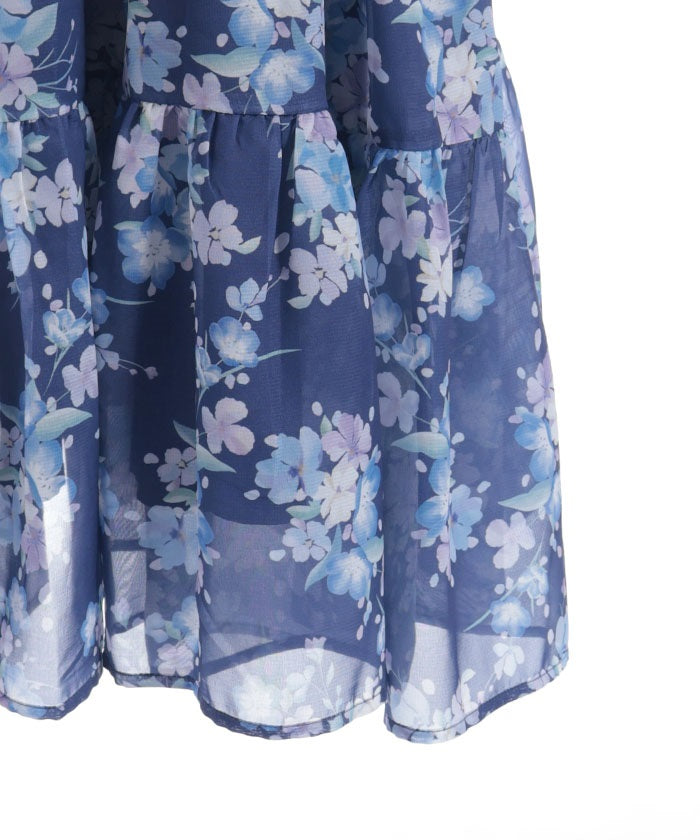 Nemophila Pattern Blouse & Dress