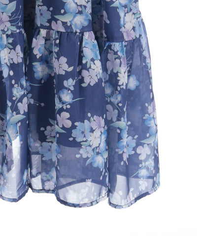 Nemophila Pattern Blouse & Dress