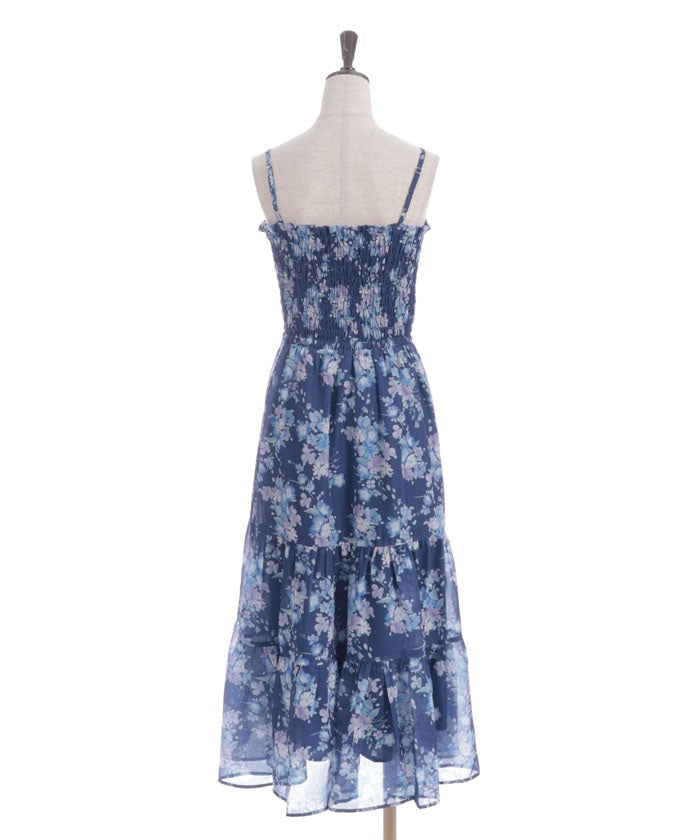 Nemophila Pattern Blouse & Dress