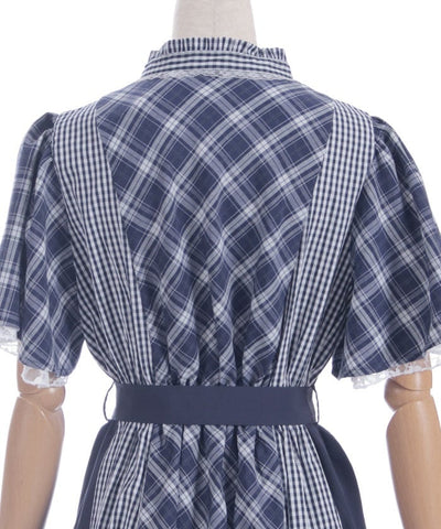 Plaid Panel Patchwork Dress