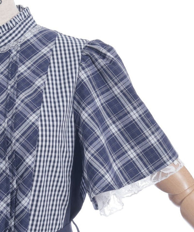 Plaid Panel Patchwork Dress