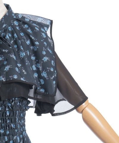 Small Floral Pattern Blouse & Dress Set