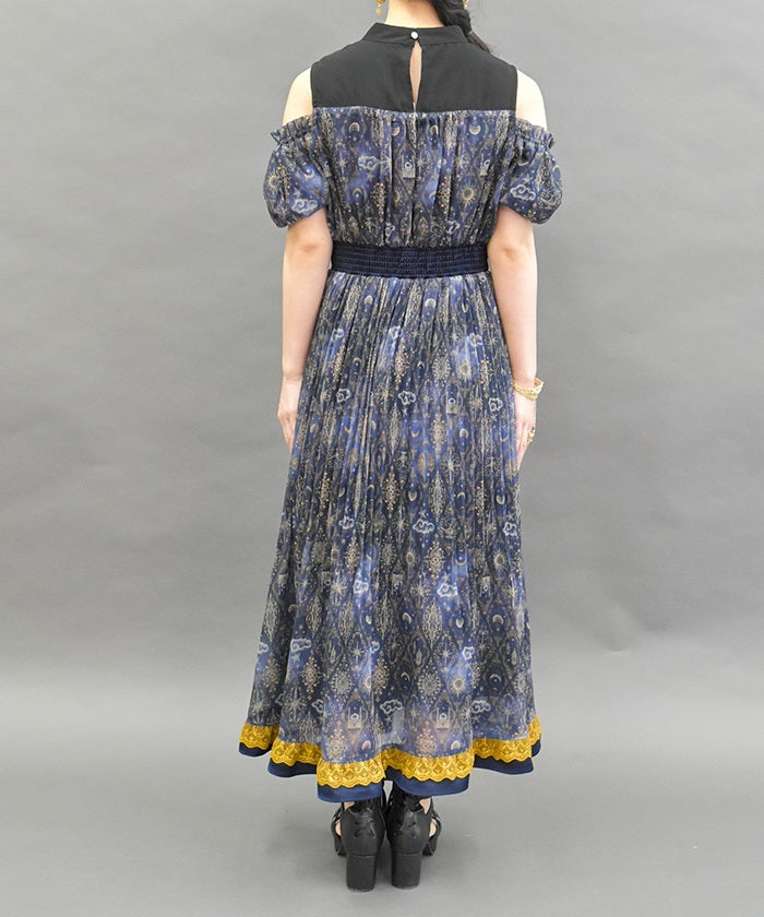 Arabian Nights Open Shoulder Dress