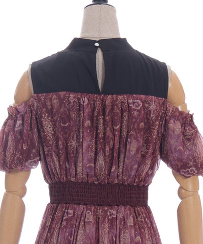 Arabian Nights Open Shoulder Dress