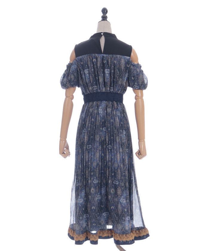 Arabian Nights Open Shoulder Dress