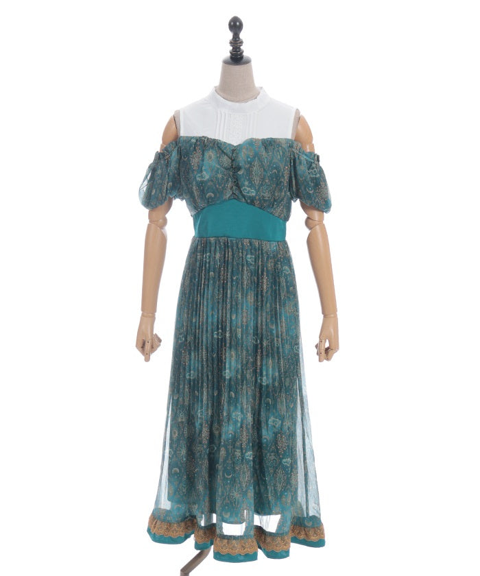 Arabian Nights Open Shoulder Dress