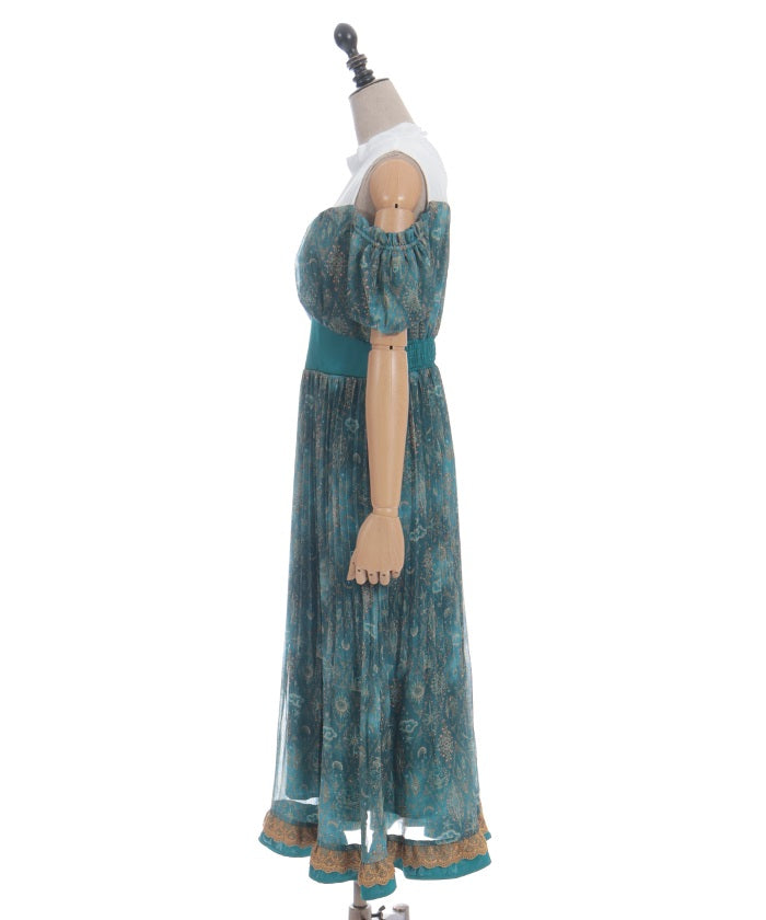 Arabian Nights Open Shoulder Dress