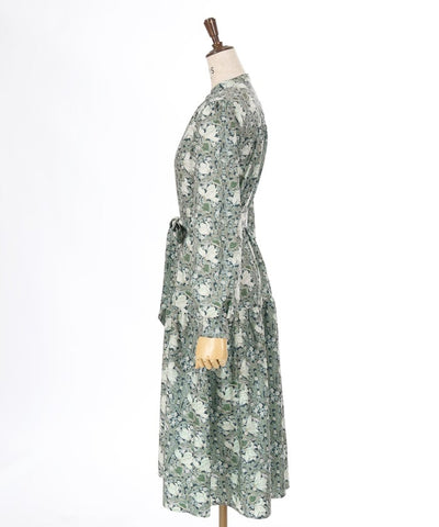 Flower Print A-Line Dress