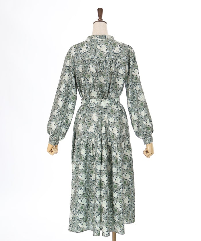 Flower Print A-Line Dress