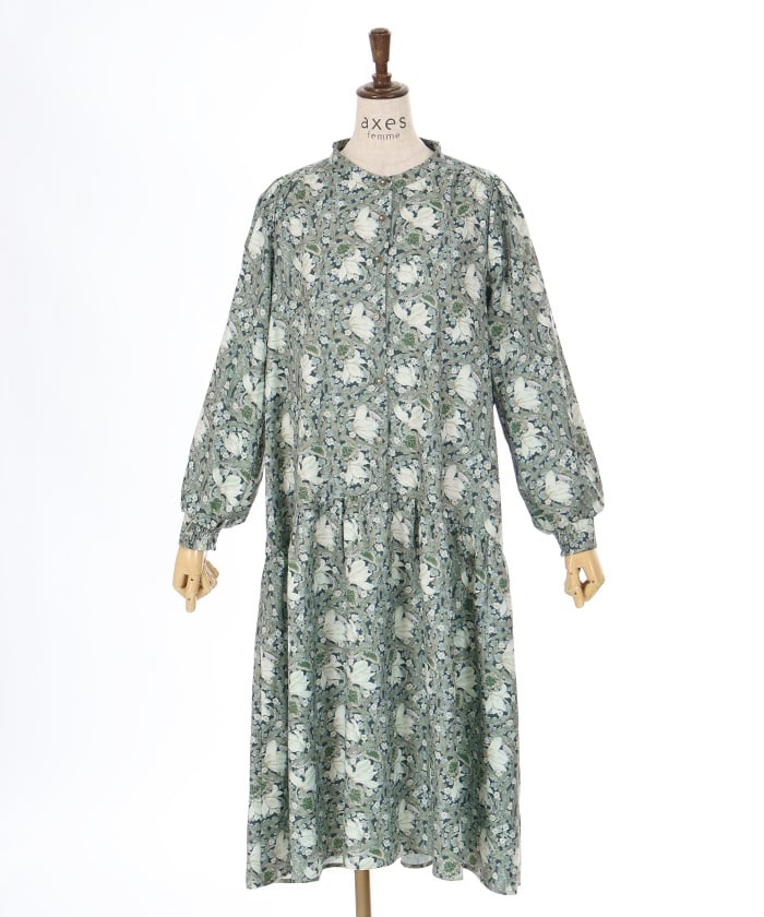 Flower Print A-Line Dress