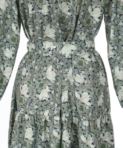 Flower Print A-Line Dress