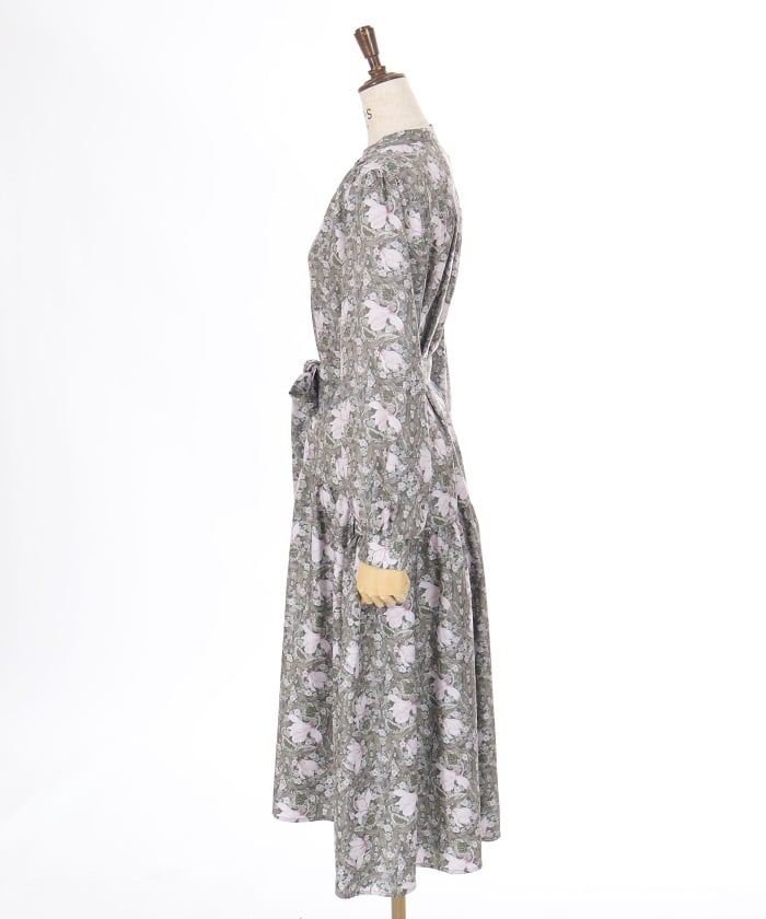 Flower Print A-Line Dress