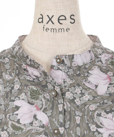 Flower Print A-Line Dress