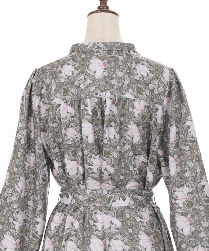 Flower Print A-Line Dress