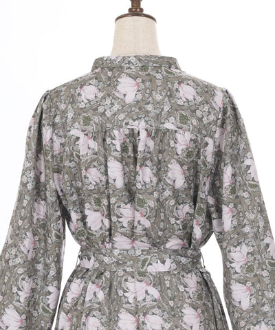 Flower Print A-Line Dress