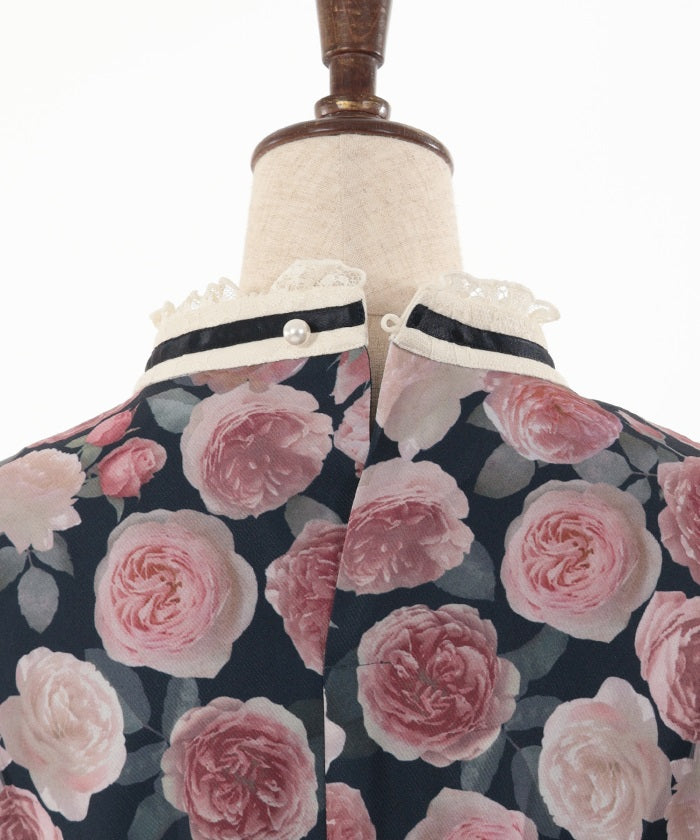 La Vie en Rose Pattern Dress