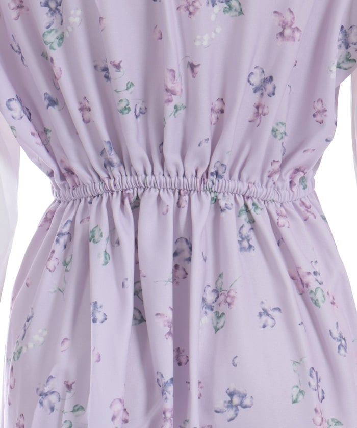 Violet Pattern Sailor Collar Dress (Pre-order)