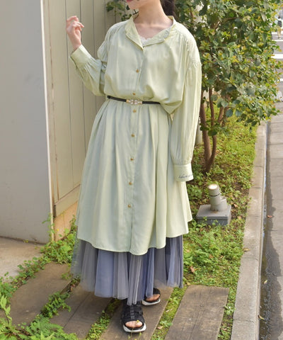 Lace-Up Long Shirt