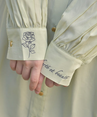 Lace-Up Long Shirt