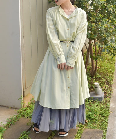 Lace-Up Long Shirt