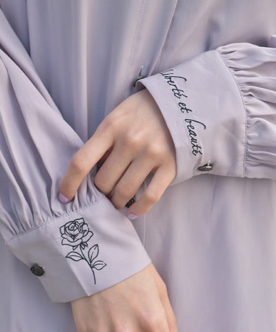 Lace-Up Long Shirt