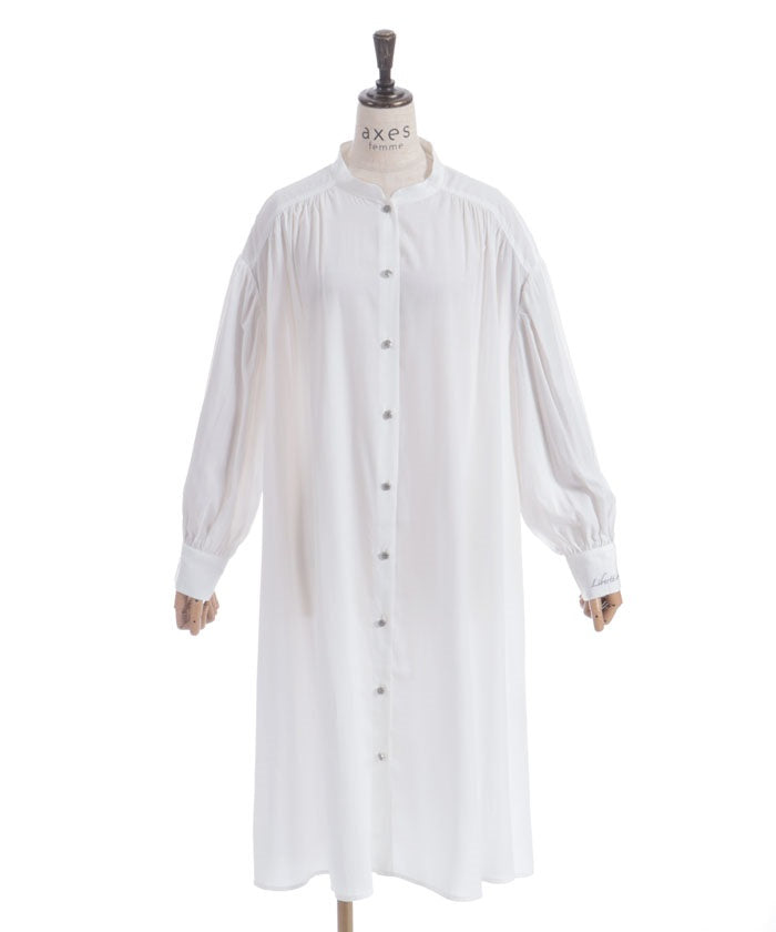 Lace-Up Long Shirt