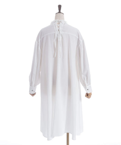 Lace-Up Long Shirt