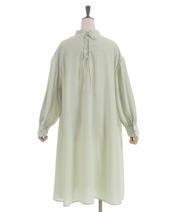 Lace-Up Long Shirt