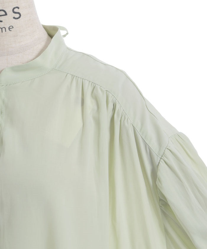 Lace-Up Long Shirt